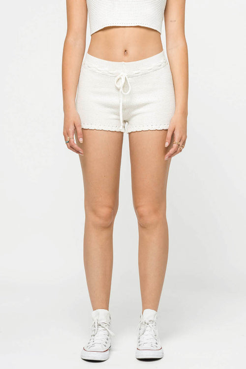 Ibiza crochet shorts