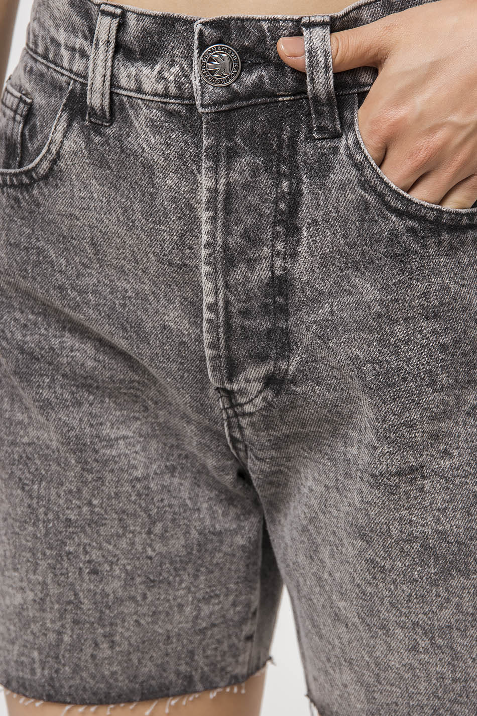 Denim Mid Shorts