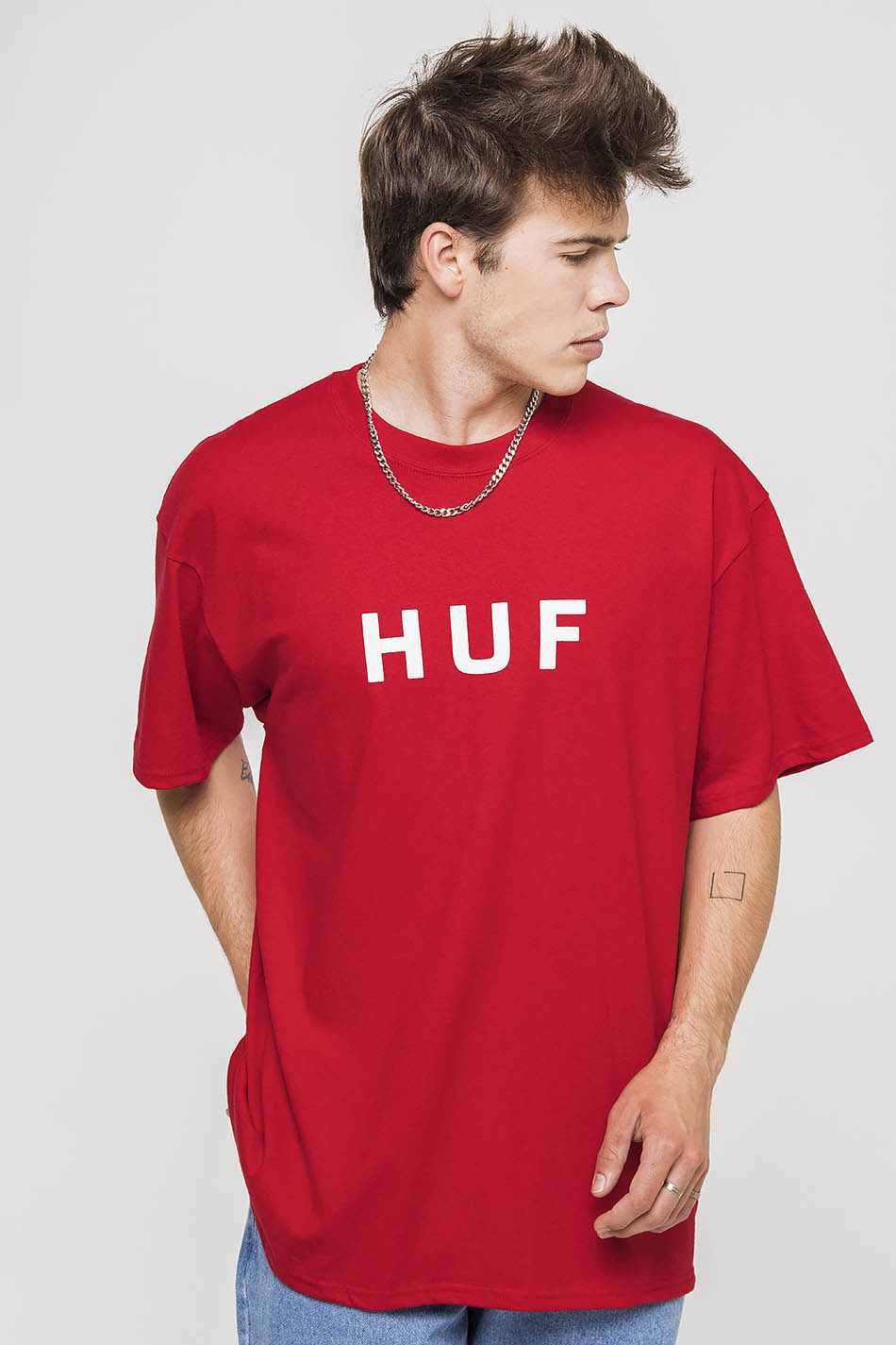 HUF OG-Logo-T-Shirt Rot