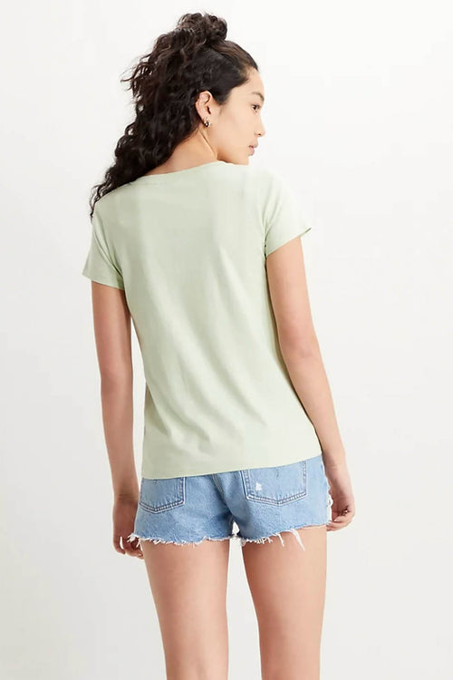 Levi's Perfect Tee T-shirt vert à col en V