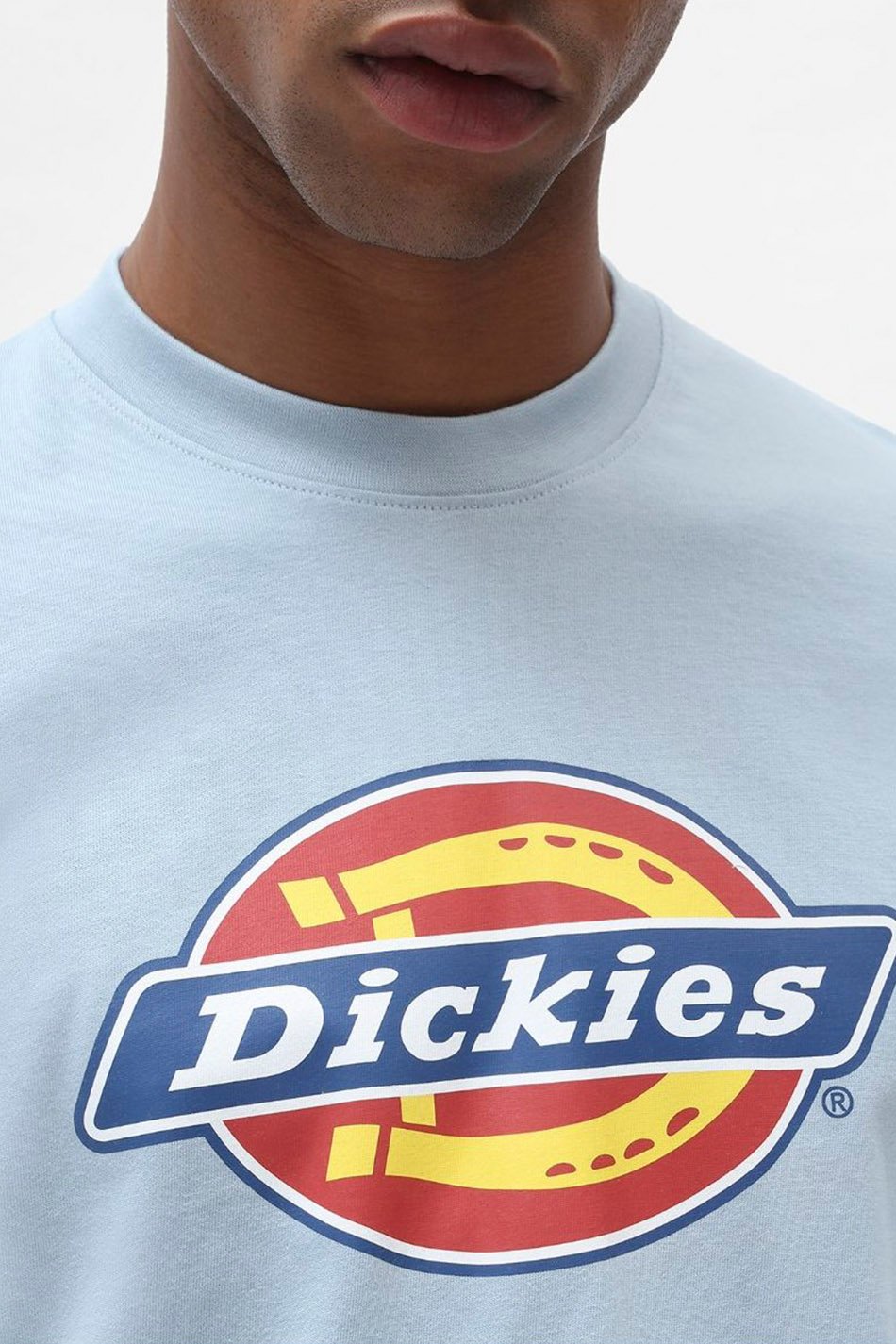 Dickies Logo Icon Blue Fog T-shirt