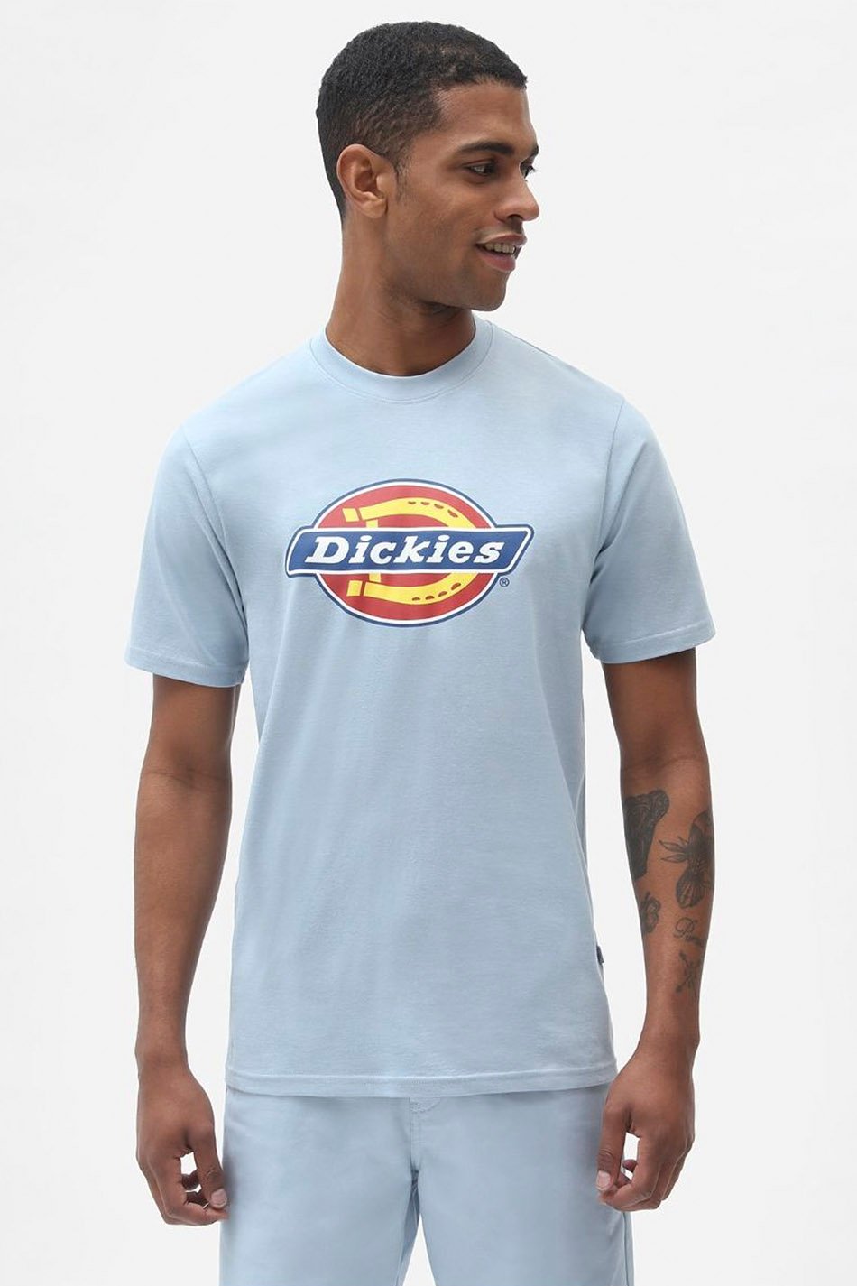 Dickies Logo Icon Blue Fog T-shirt
