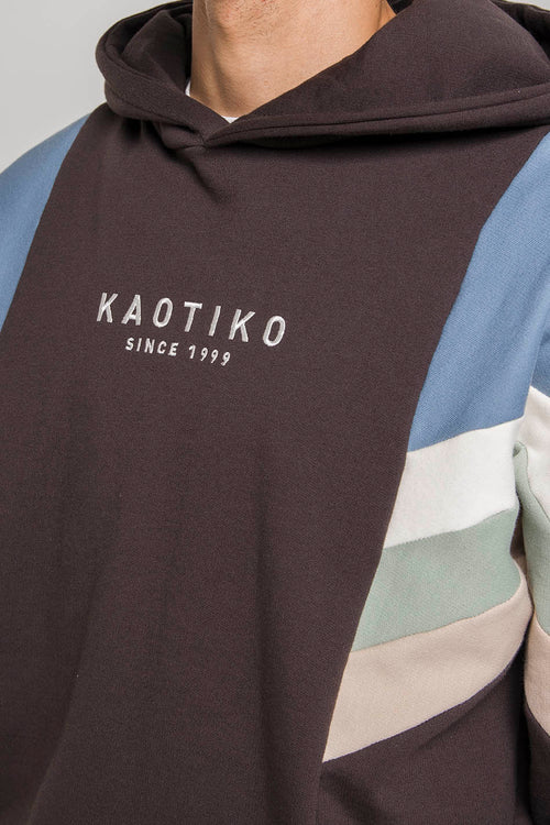 Ewan Hoodie Grey / Blue / Ivory / Green