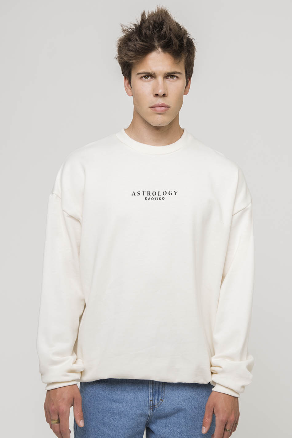 Scorpion Astrology Ivory sweatshirt