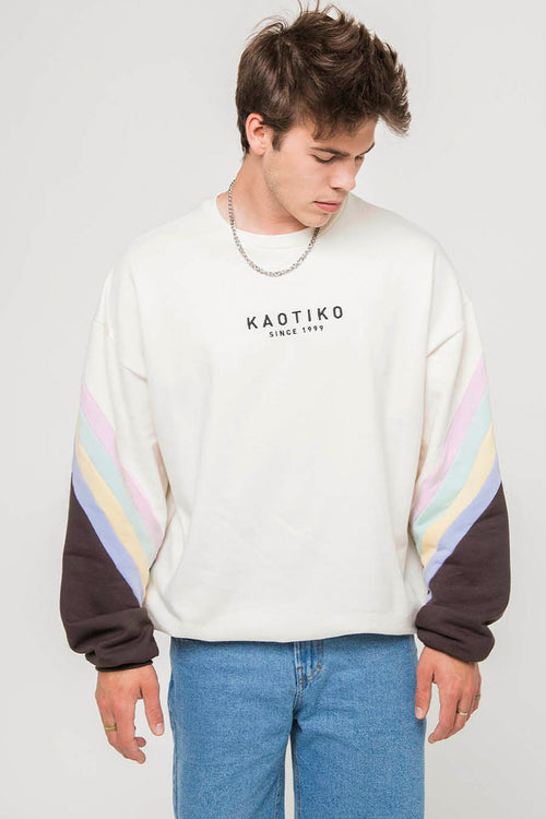 Walker Ivory / Gray / Pink sweatshirt