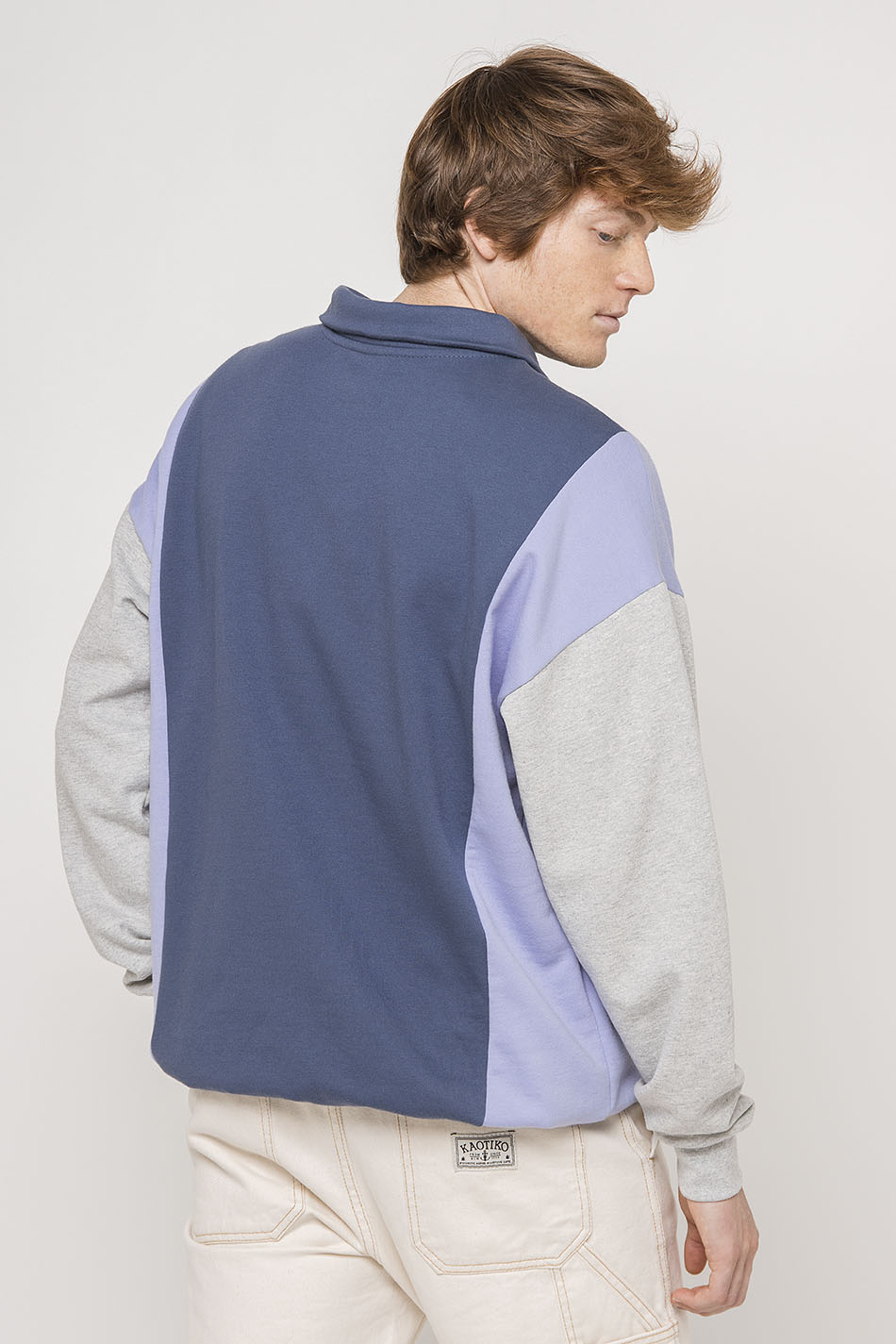 Crew Oakland Prusia / Trauben-Sweatshirt