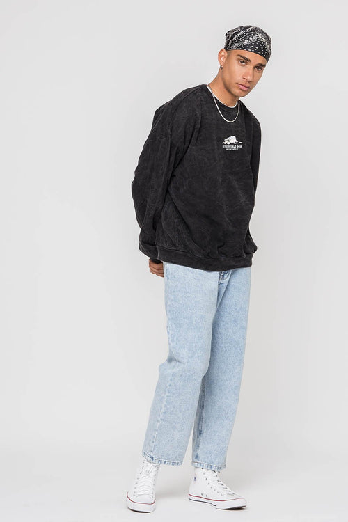 Washed Netherworld Door Sweatshirt