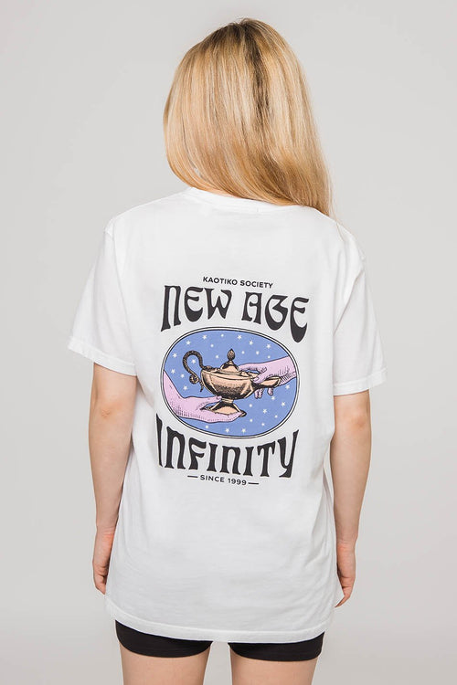 T-shirt délavé New Age Infinity