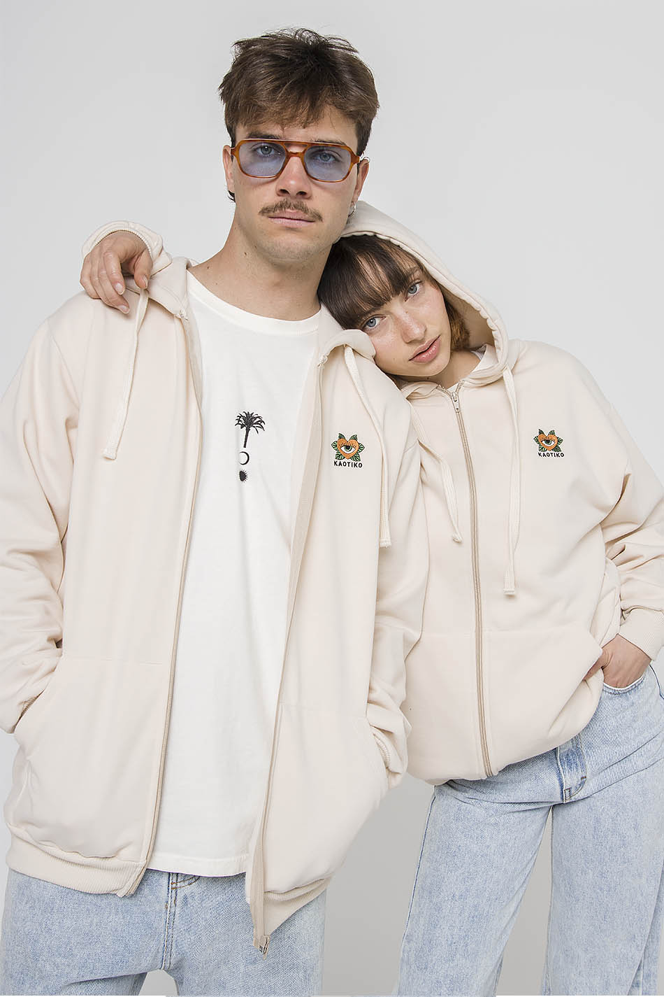 Heart Sweatshirt Bone