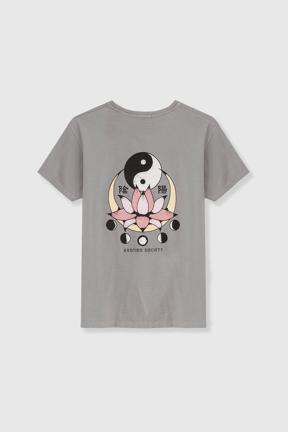 T-shirt délavé Ying Yang