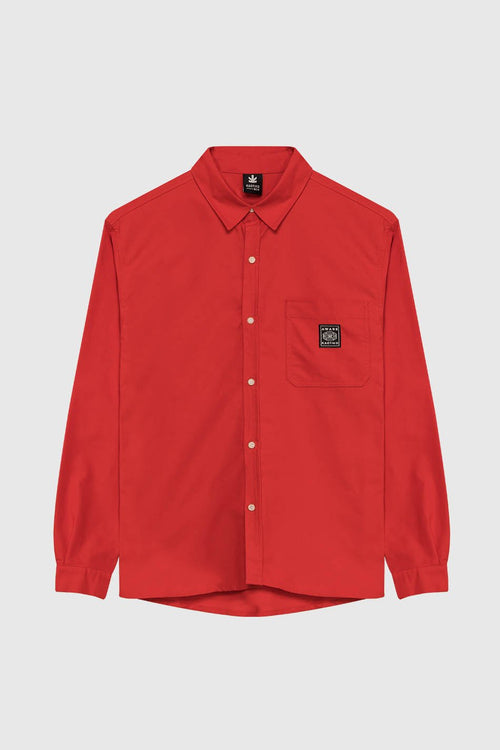 Chemise Washed Roger Red
