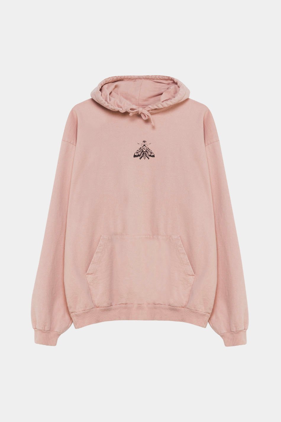 Sweatshirt Washed Moth Pale Pink
