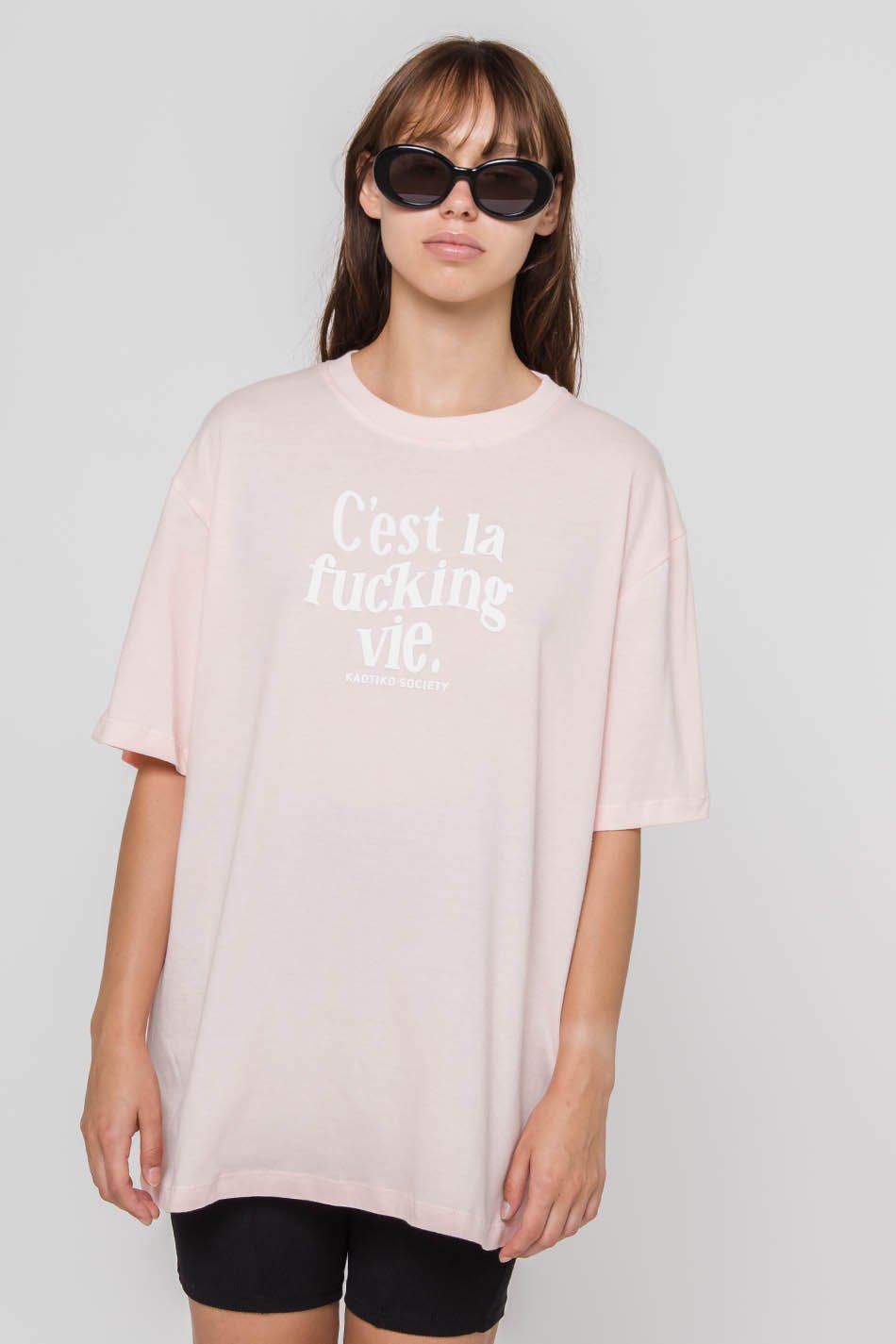 C'est La Vie Baby Pink T-Shirt