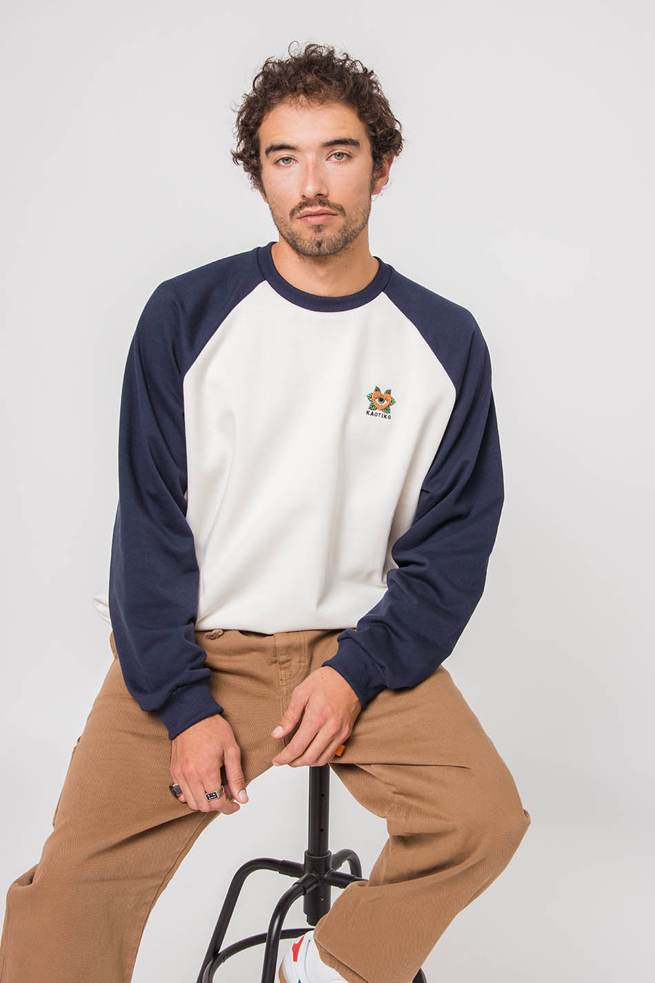 Navy Heart Sweatshirt