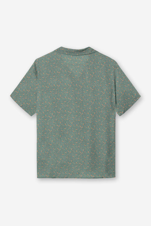 Shirt D2 Flower Grün