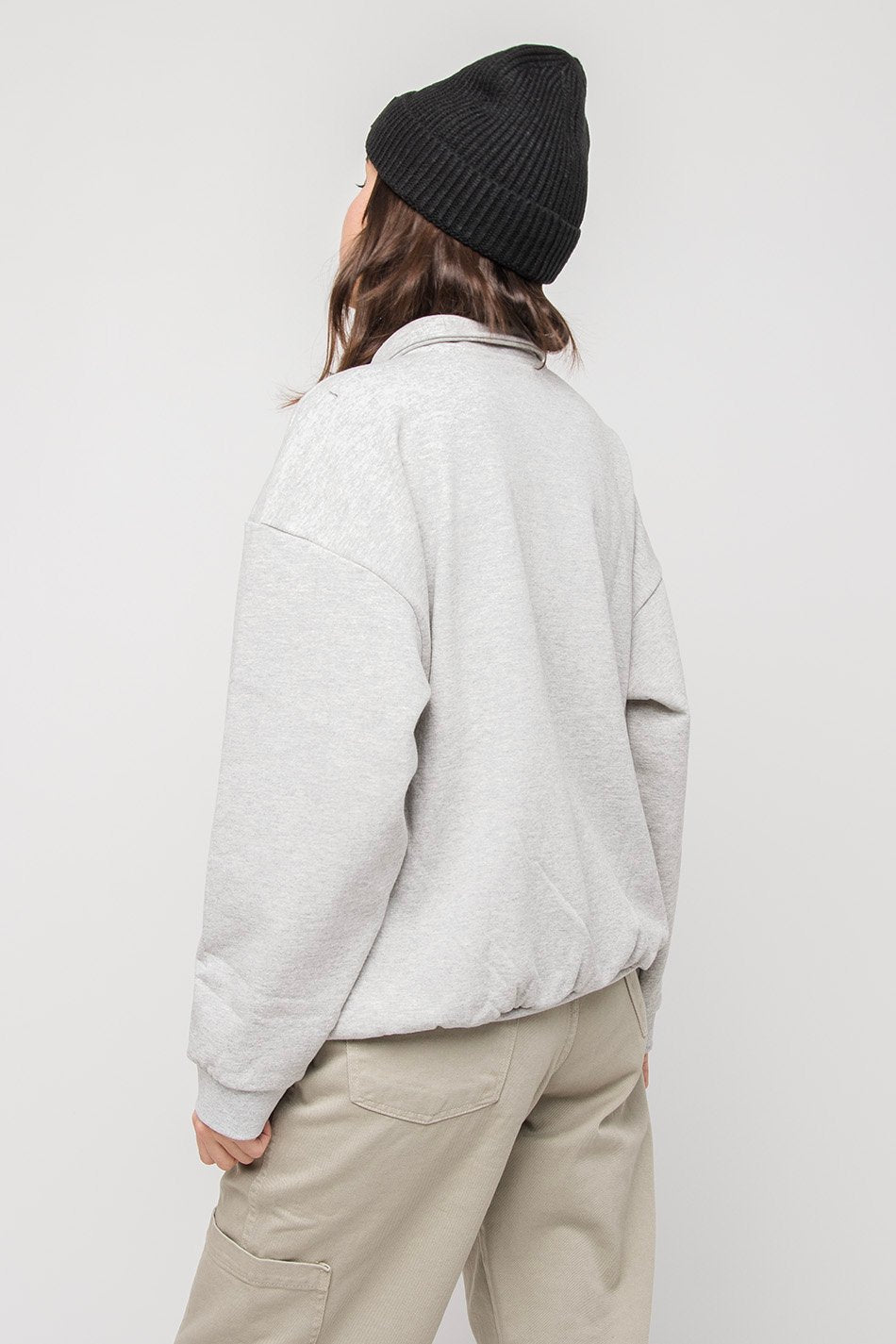 Katzen Sweatshirt Grau