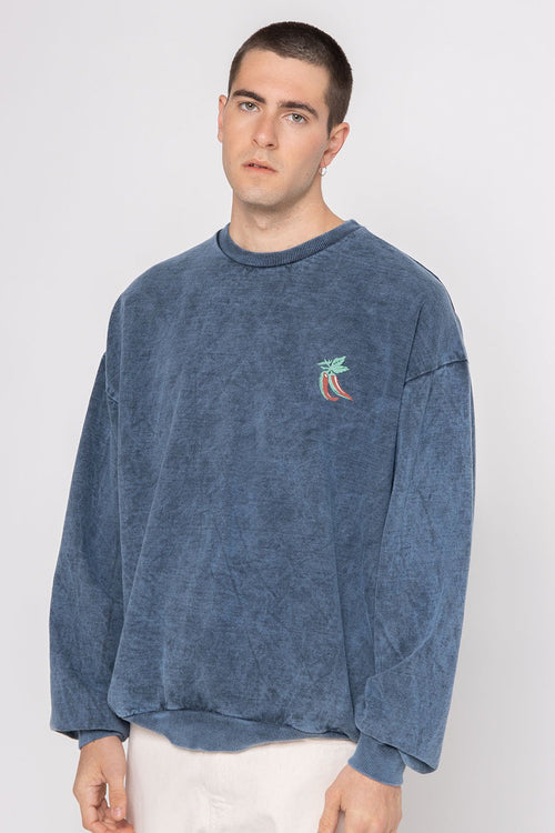 Washed Sunset Navy Sweatshirt