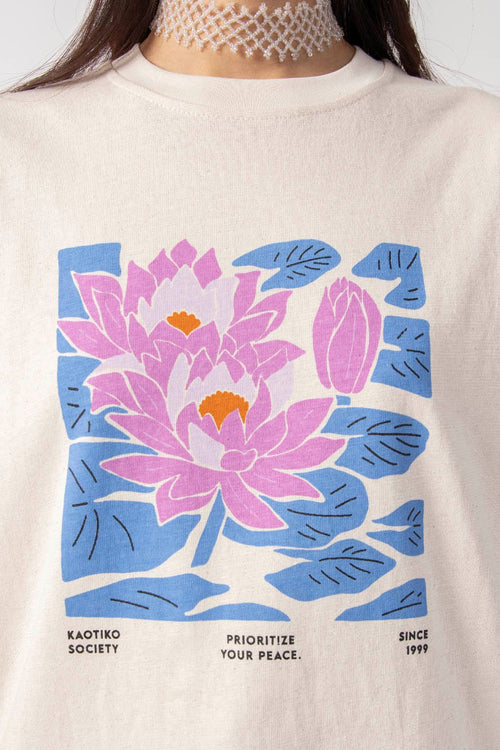 Tee-shirt Water Lily Organic Cotton