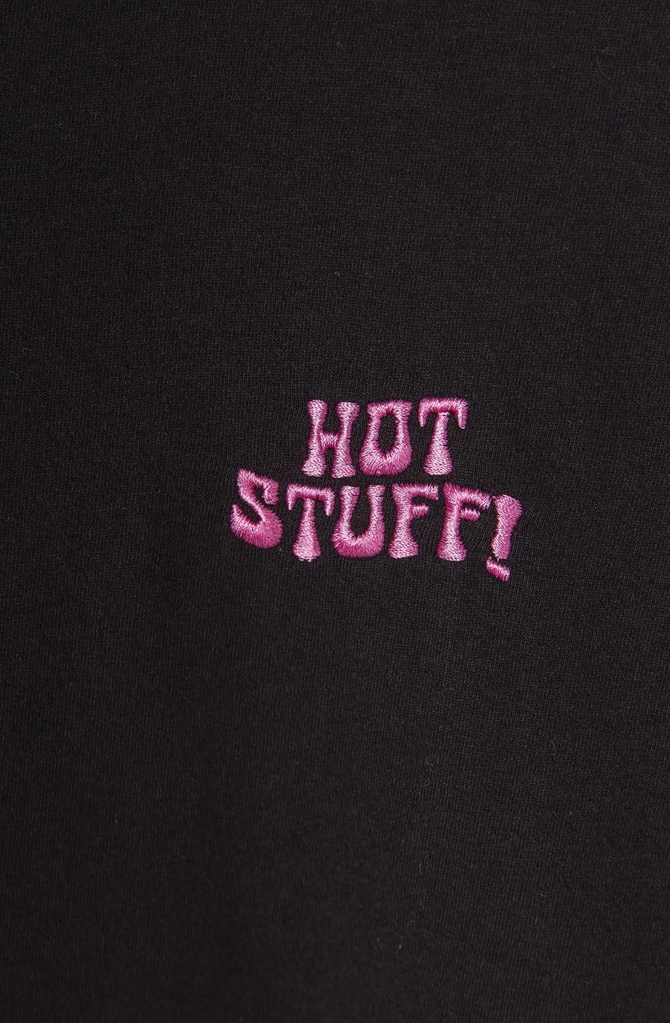 Tee-shirt Hot Stuff Heart Black