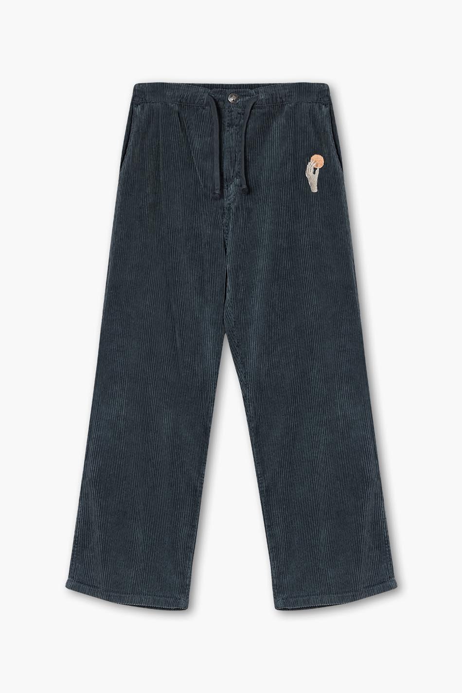 Pantalon Casual Corduroy Bluish-Grey