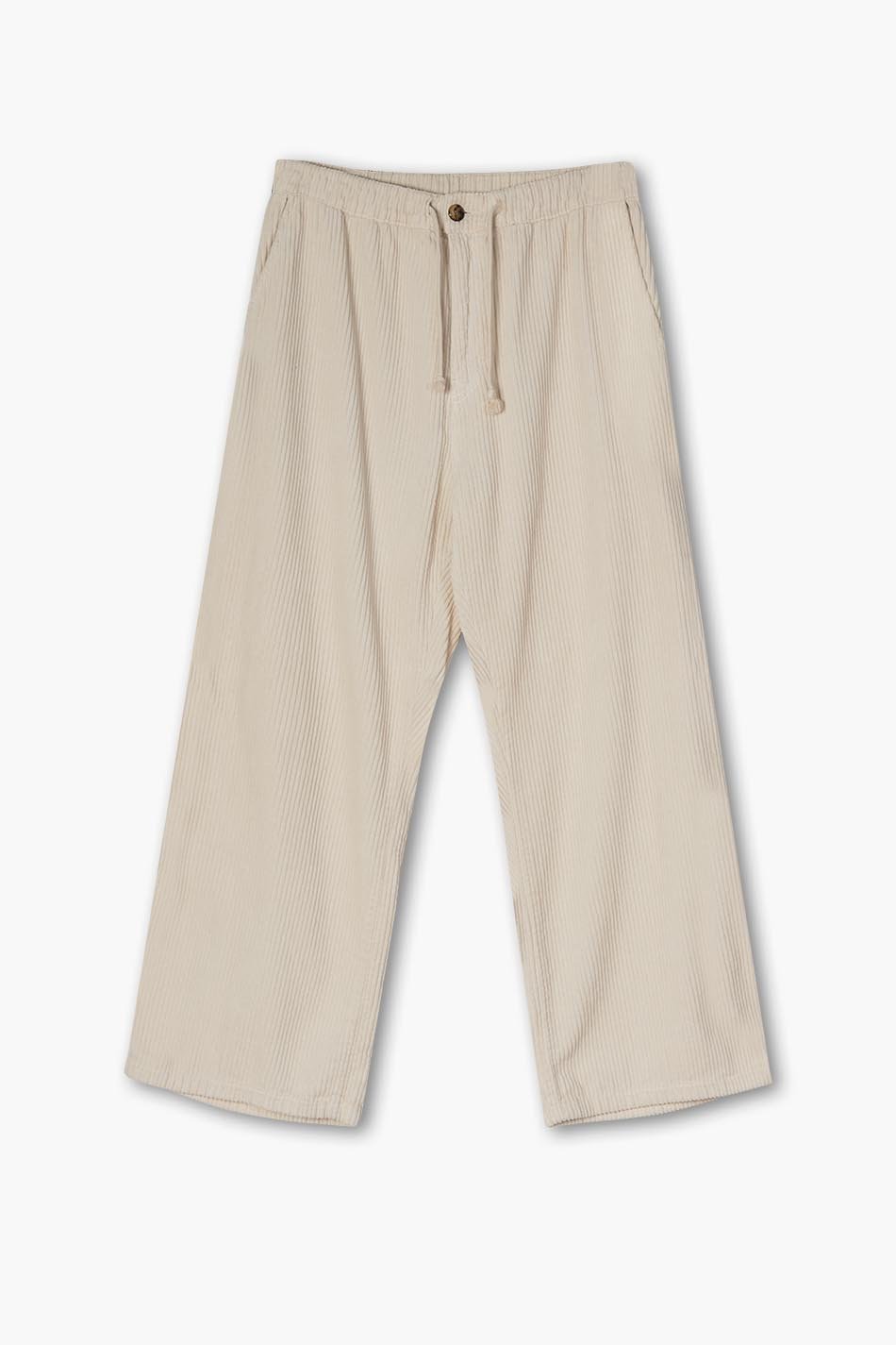 Natural Aspen Casual Corduroy Trousers