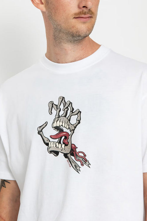 Camiseta Santa Cruz Bone Hand Cruz Front White