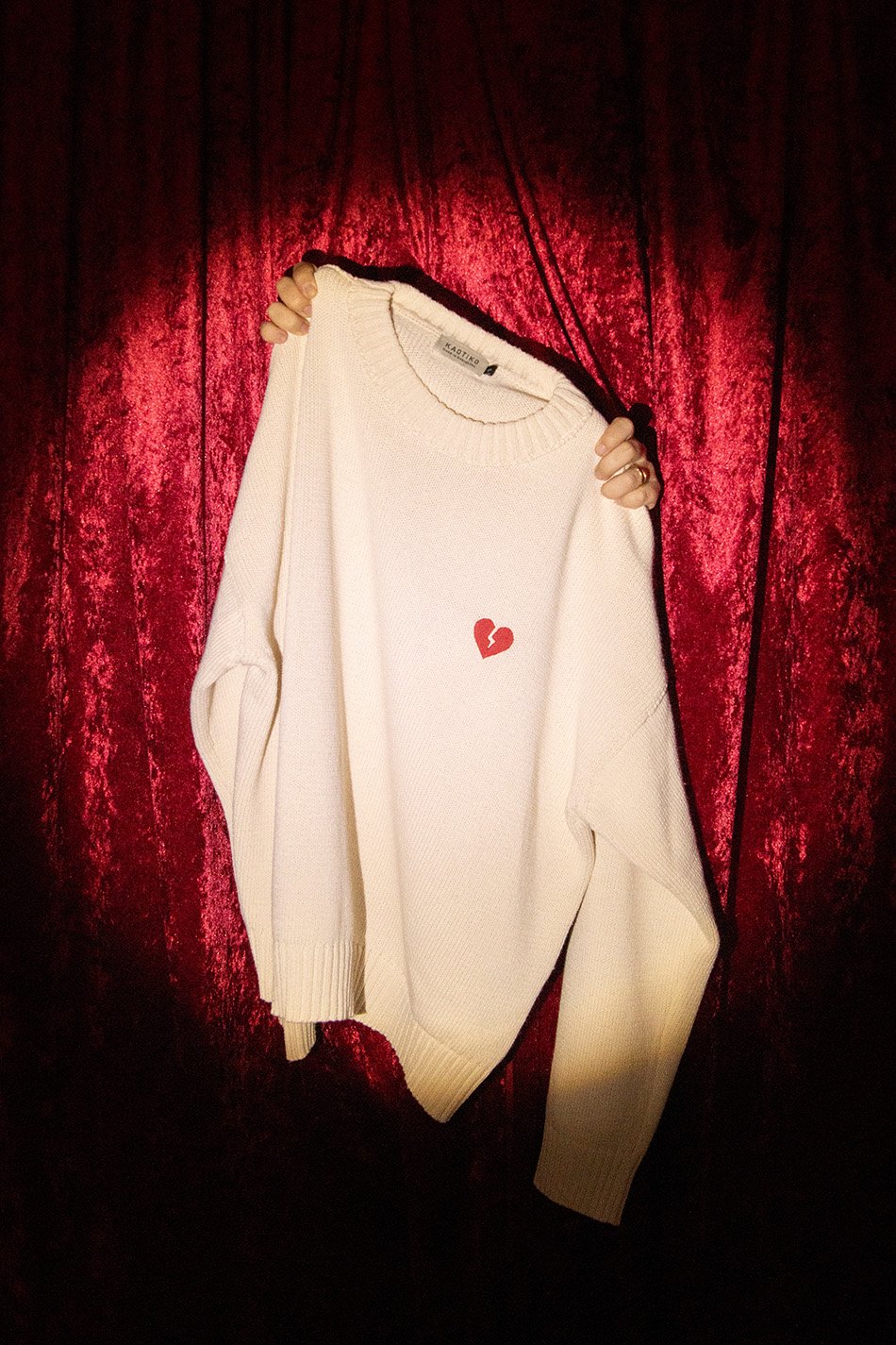 Broken Heart Ivory Jersey