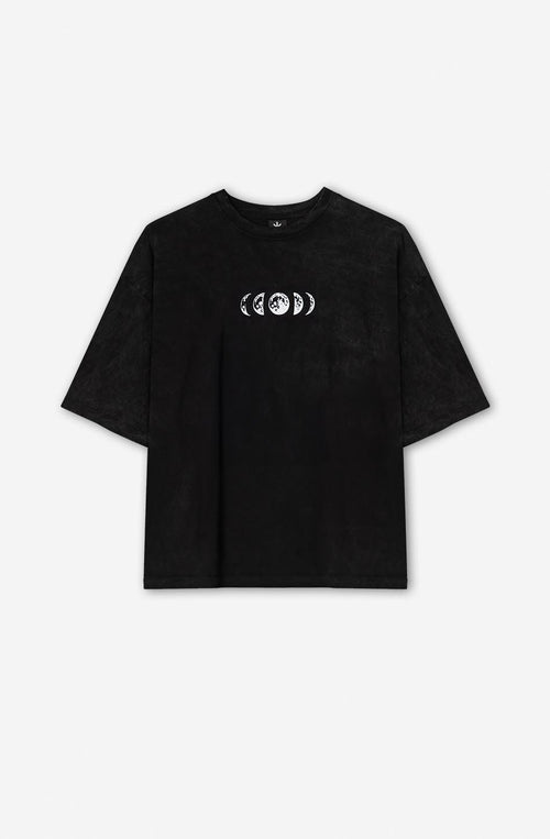 Cropped Hand Space Black T-Shirt