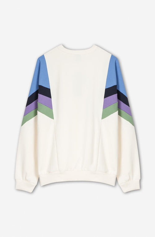 Sweatshirt Seattle Ivory/ Blue Ink / Grape / Bosco
