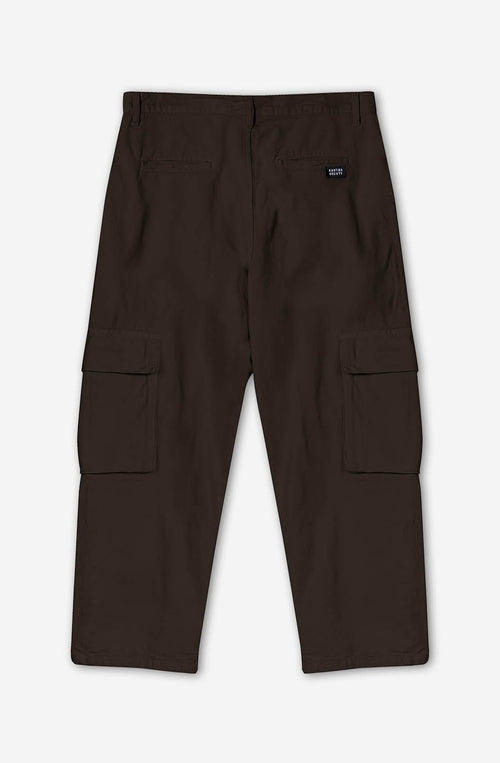 Pantalon Cargo Relaxed Canvas Brown