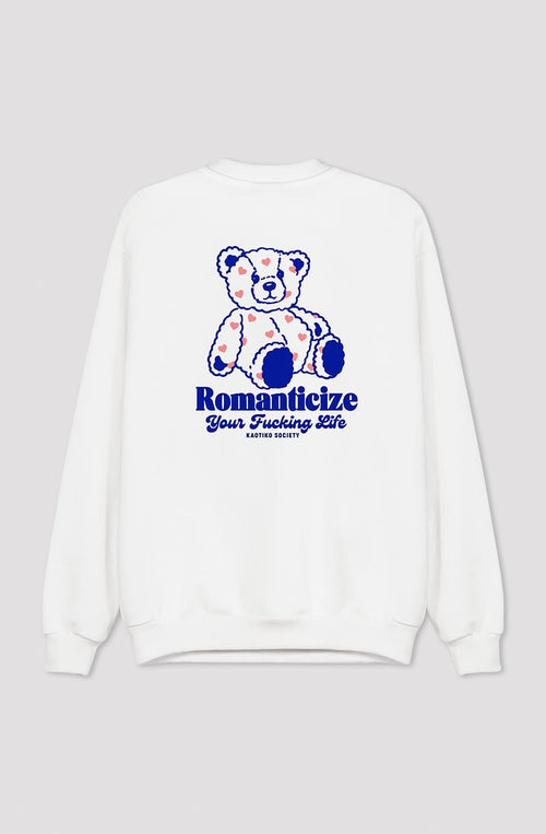 White Loving Bear Sweatshirt