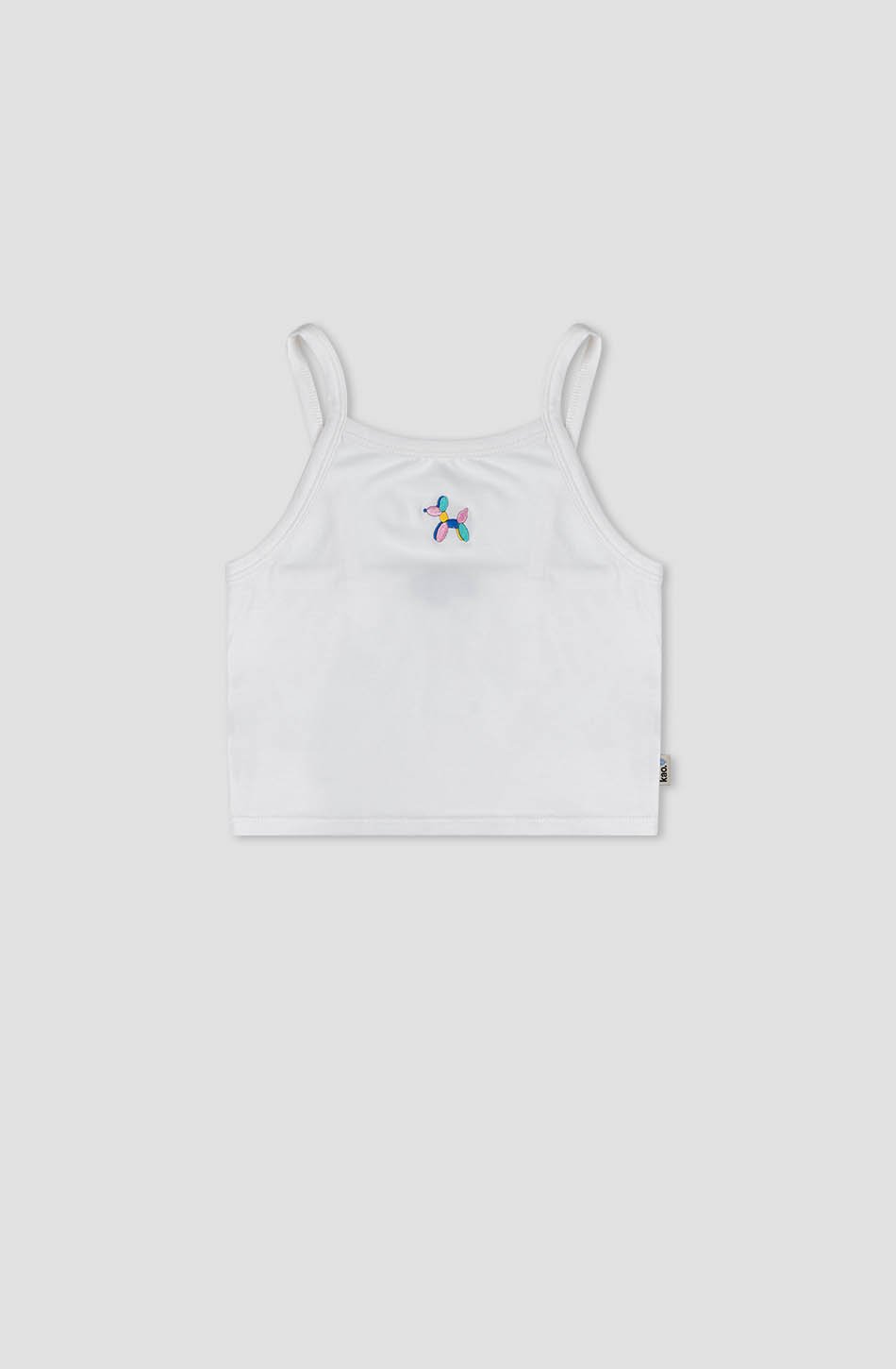 White Balloon Puppy Lycra Top