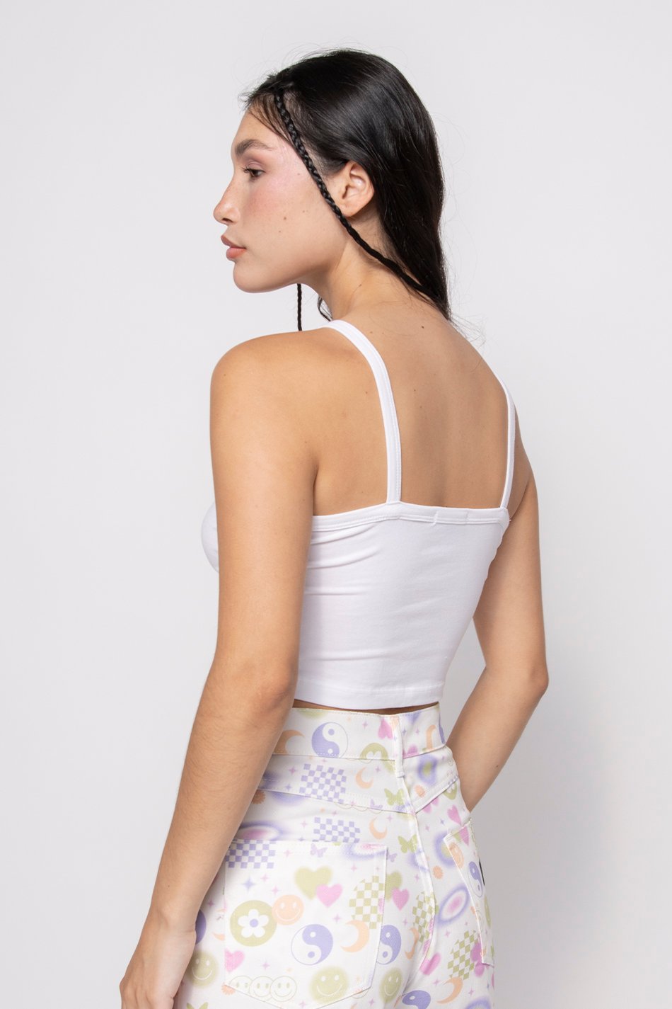 White Balloon Puppy Lycra Top