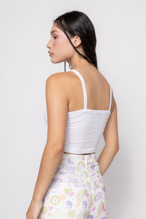 White Balloon Puppy Lycra Top