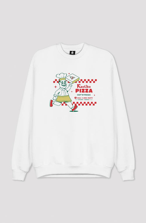 White Hot Pizza Sweatshirt