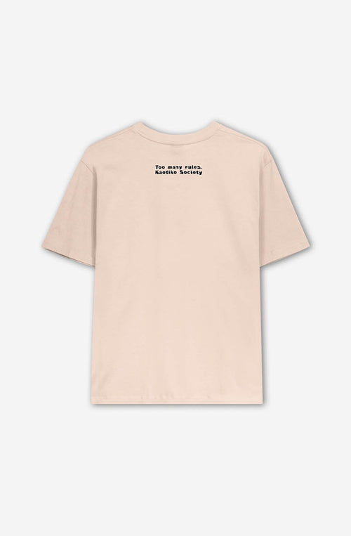 Camiseta Too Many Rules Society Baby Pink