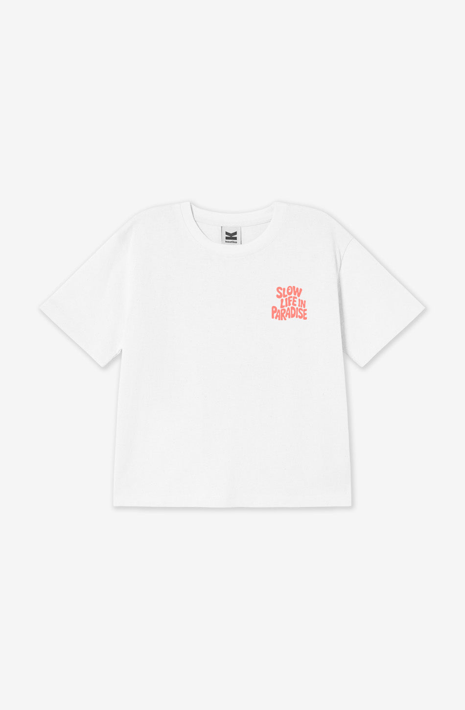 Slow Life Paradise White T-shirt