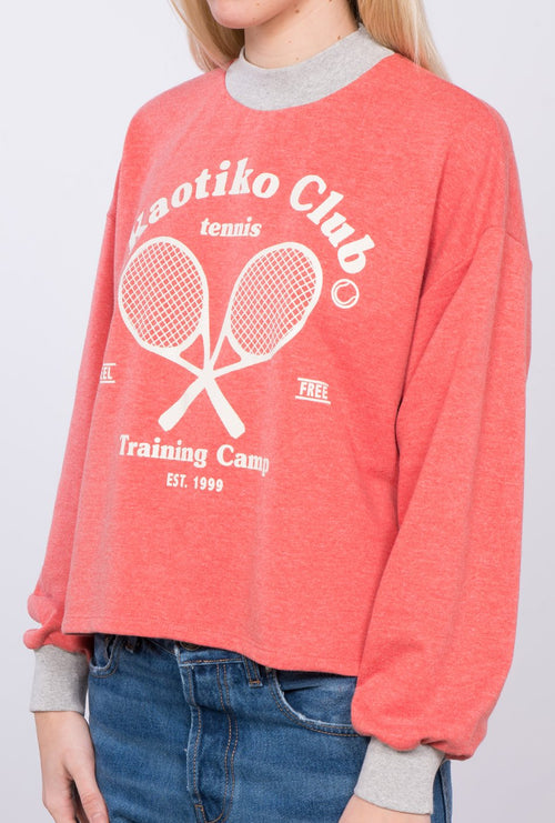Tennis Pink Sweatshirt