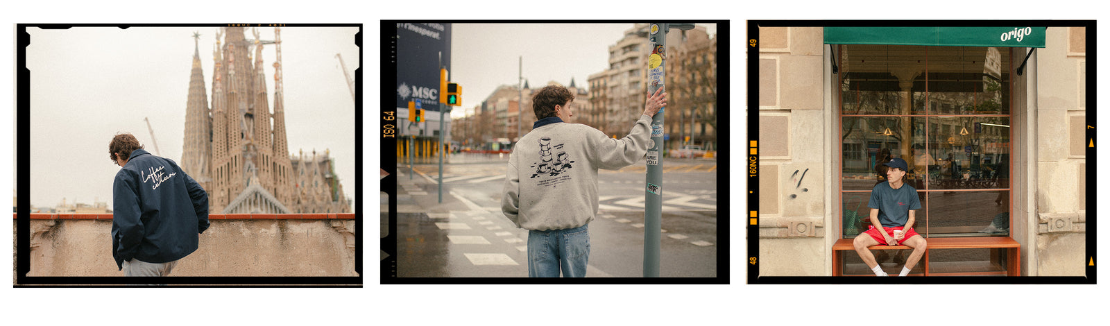  Outfit streetwear hombre con sudadera gris oversize y vaqueros anchos Kaotiko BCN
